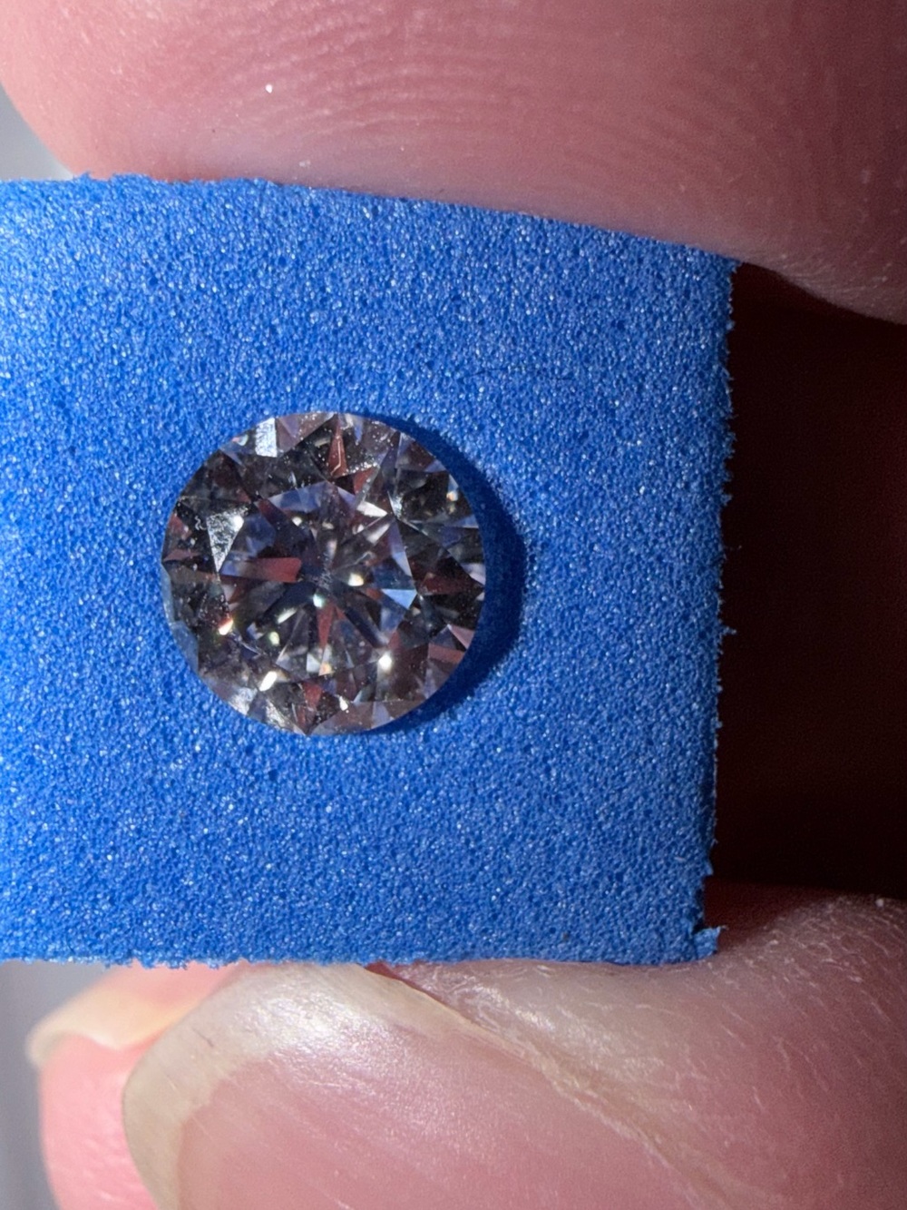 Round Clear Solitaire Gemstone